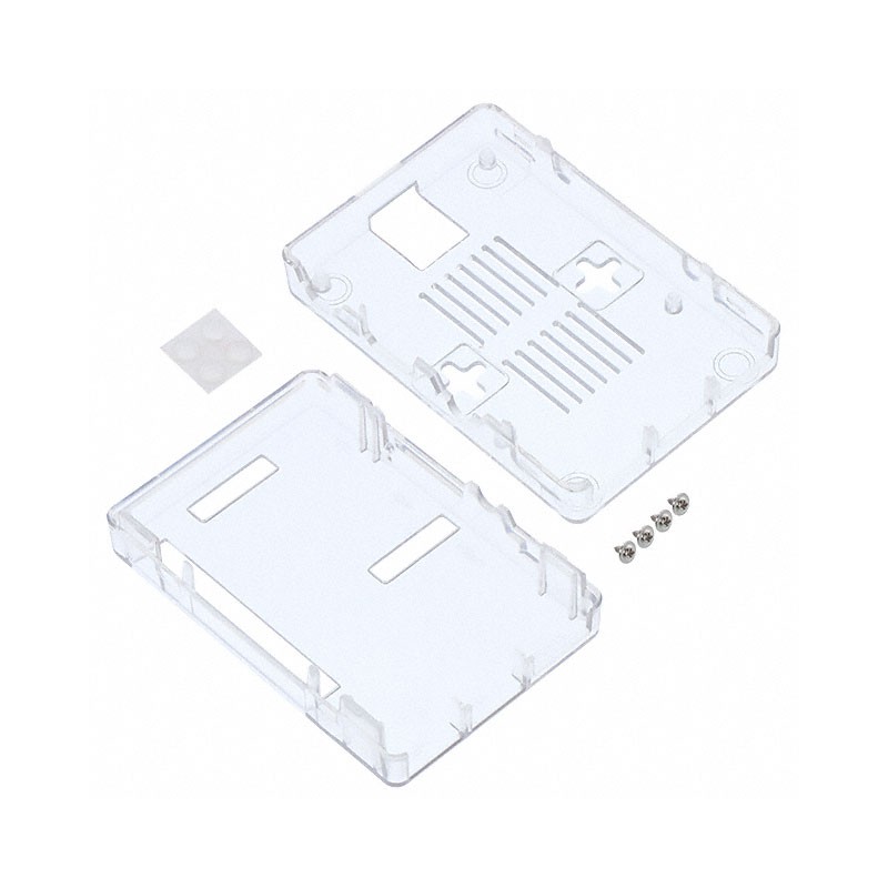 1 pcs : PS-11595-C - Case Plastic, ABS Clear Hand Held, Split Sides 3.620' L x 2.440' W (91.95mm x 61.98mm) X 1.000' (25.40mm)