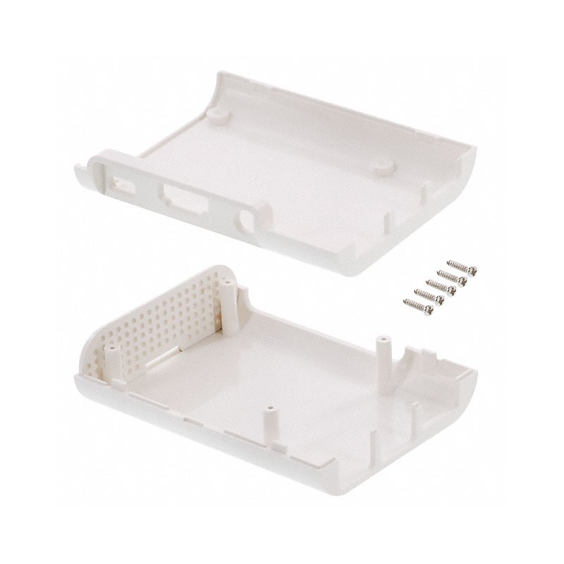 1 pcs : PS-11594-W - Case Plastic, ABS White Hand Held, Split Sides 3.520' L x 2.740' W (89.41mm x 69.60mm) X 0.980' (24.89mm)