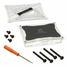 1 pcs : KCS-T-001 - Case Plastic, Polycarbonate Transparent Cover Included 3.799' L x 2.756' W (96.50mm x 70.00mm) X 0.925' (23.