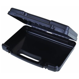1 pcs : 6780TC - Case Plastic, Polypropylene Black Hinged Door, Lid X