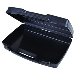 1 pcs : 6785TC - Case Plastic, Polypropylene Black Hinged Door, Lid X