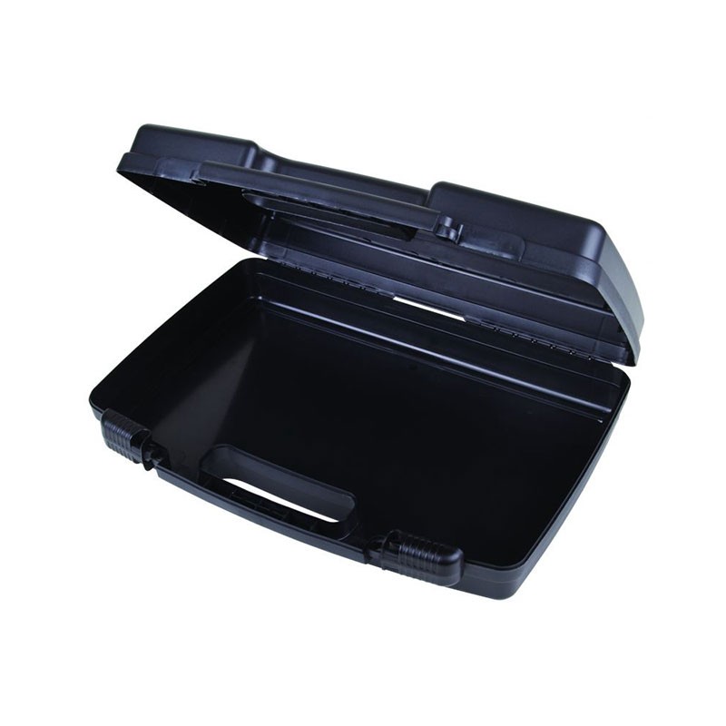1 pcs : 6785TC - Case Plastic, Polypropylene Black Hinged Door, Lid X