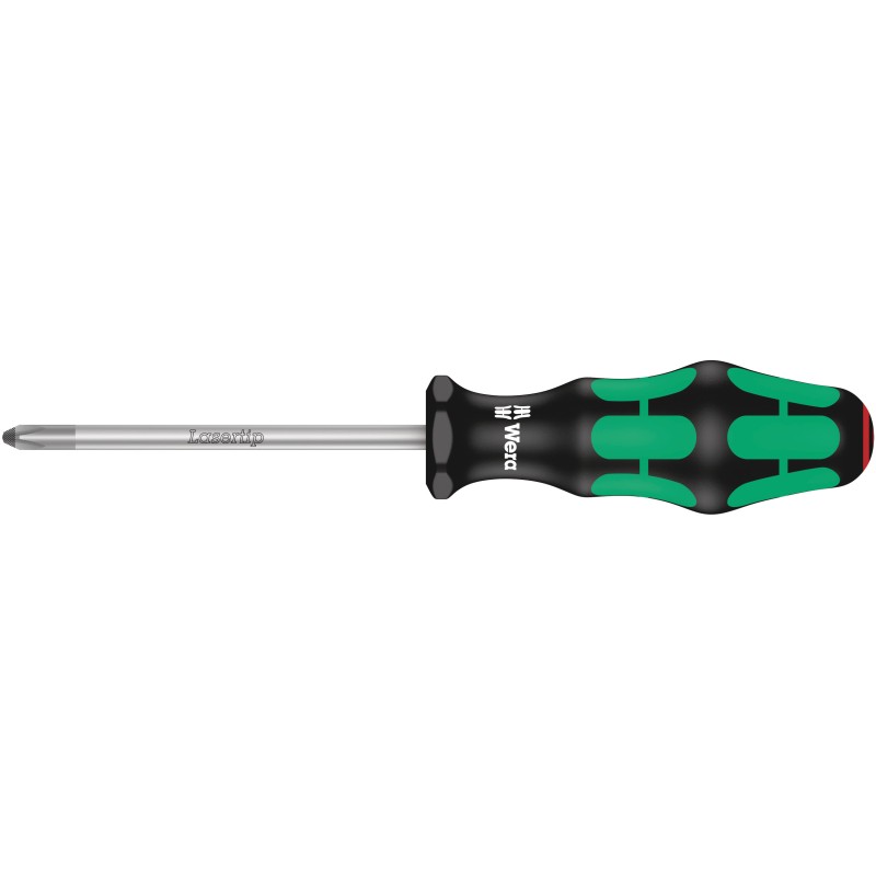 1 pcs - Wera Phillips Screwdriver, PH2 Tip, 100 mm Blade, 205 mm Overall