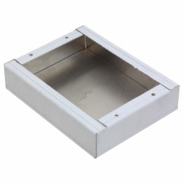 1 pcs : 1444-45351 - Chassis Metal, Aluminum Natural Open End(s) 4.500' L x 3.500' W (114.30mm x 88.89mm) X 1.000' (25.40mm)