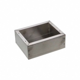 1 pcs : 1444-542 - Chassis Metal, Aluminum Natural Open End(s) 5.000' L x 4.000' W (127.00mm x 101.60mm) X 2.000' (50.80mm)