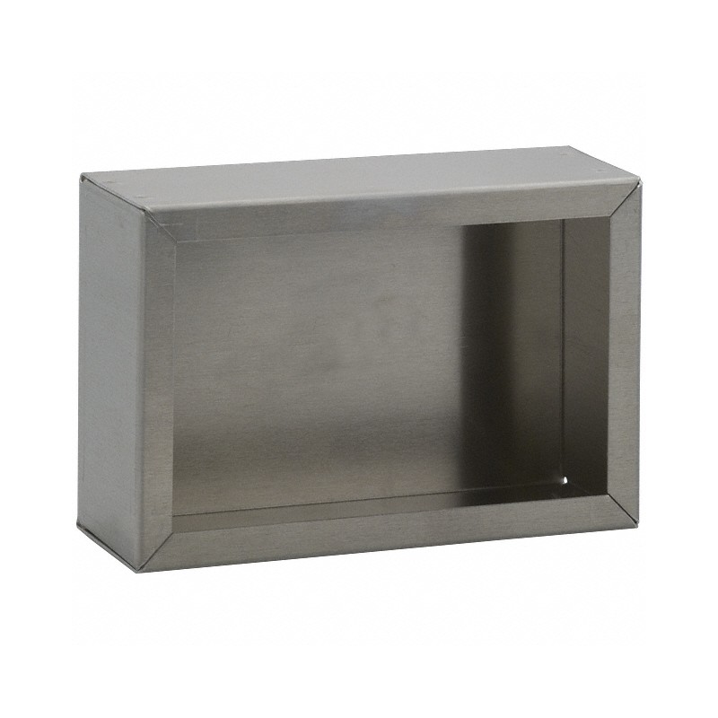 1 pcs : 1444-8 - Chassis Metal, Aluminum Natural Open End(s) 6.000' L x 4.000' W (152.40mm x 101.60mm) X 2.000' (50.80mm)