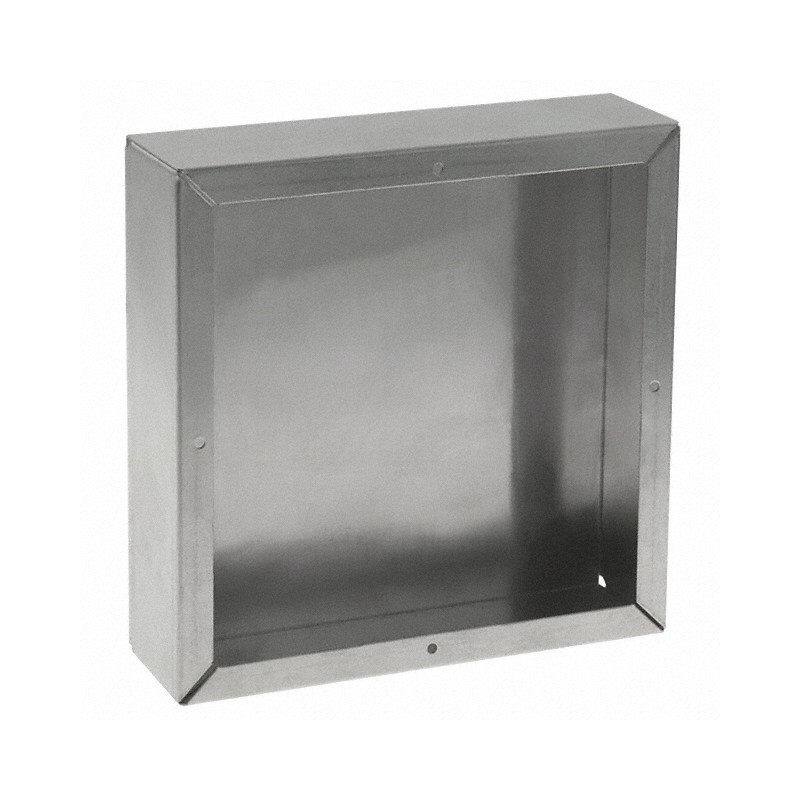 1 pcs : AC-405 - Chassis Metal, Aluminum Natural Open End(s) 7.000' L x 7.000' W (177.80mm x 177.80mm) X 2.000' (50.80mm)