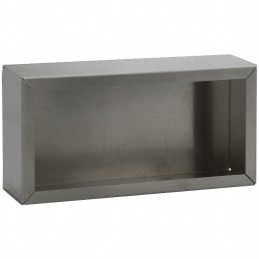 1 pcs : 1444-10 - Chassis Metal, Aluminum Natural Open End(s) 8.000' L x 4.000' W (203.20mm x 101.60mm) X 2.000' (50.80mm)