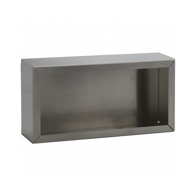 1 pcs : 1444-10 - Chassis Metal, Aluminum Natural Open End(s) 8.000' L x 4.000' W (203.20mm x 101.60mm) X 2.000' (50.80mm)