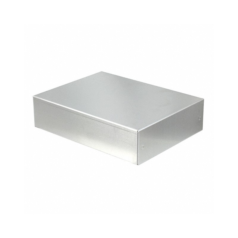 1 pcs : AC-1413 - Chassis Metal, Aluminum Natural Open End(s) 8.000' L x 6.000' W (203.20mm x 152.40mm) X 2.000' (50.80mm)