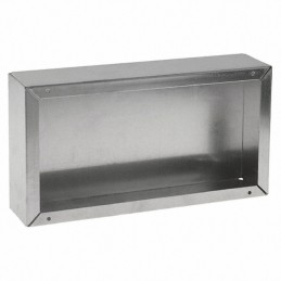 1 pcs : AC-403 - Chassis Metal, Aluminum Natural Open End(s) 9.500' L x 5.000' W (241.30mm x 127.00mm) X 2.000' (50.80mm)