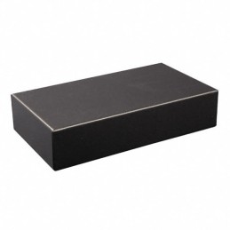 1 pcs : 1441-8BK3 - Chassis Metal, Steel Black Open End(s) 6.000' L x 4.000' W (152.40mm x 101.60mm) X 2.040' (51.82mm)