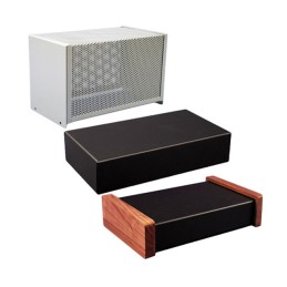 1 pcs : 1441-9BK3 - Chassis Metal, Steel Black Open End(s) 8.000' L x 4.000' W (203.20mm x 101.60mm) X 1.040' (26.42mm)