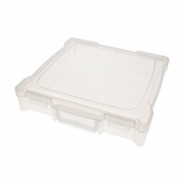 1 pcs : 6763TE - Component Storage Plastic, Polypropylene Clear Hinged Door, Lid X 3.000' (76.20mm)
