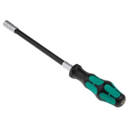 1 pcs - Wera Hexagon Nut Driver, 8 mm Tip, 167 mm Blade, 265 mm Overall