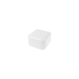 1 pcs : 1556DAWH - Enclosure ABS White Cover Included 4.724' L x 4.724' W (120.00mm x 120.00mm) X 2.756' (70.00mm)