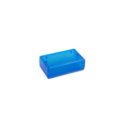 1 pcs : 1593VTBU - Enclosure Plastic Translucent - Blue Hand Held, Split Sides and End Panel(s) 4.130' L x 2.360' W (104.90mm x 