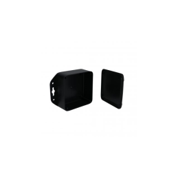 1 pcs : PW-12848-MB - Enclosure Plastic, ABS Black Cover Included 4.000' L x 4.000' W (101.60mm x 101.60mm) X 1.850' (46.99mm)