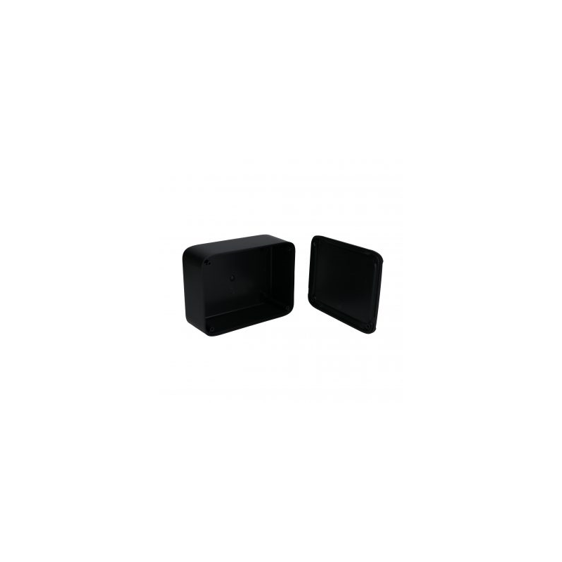 1 pcs : PW-12846 - Enclosure Plastic, ABS Black Cover Included 4.500' L x 3.380' W (114.30mm x 85.85mm) X 1.890' (48.01mm)