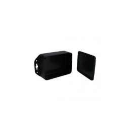1 pcs : PW-12847-MB - Enclosure Plastic, ABS Black Cover Included 5.250' L x 3.750' W (133.35mm x 95.25mm) X 1.970' (50.04mm)