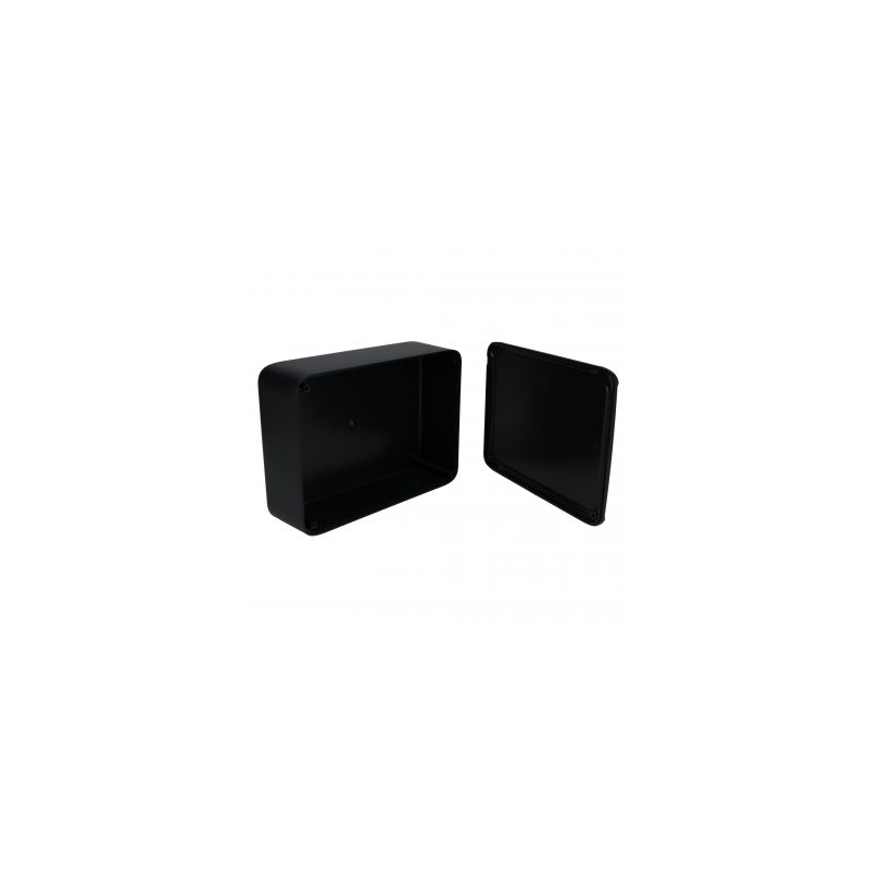1 pcs : PW-12849-T - Enclosure Plastic, ABS Black Cover Included 6.000' L x 4.380' W (152.40mm x 111.25mm) X 1.970' (50.04mm)