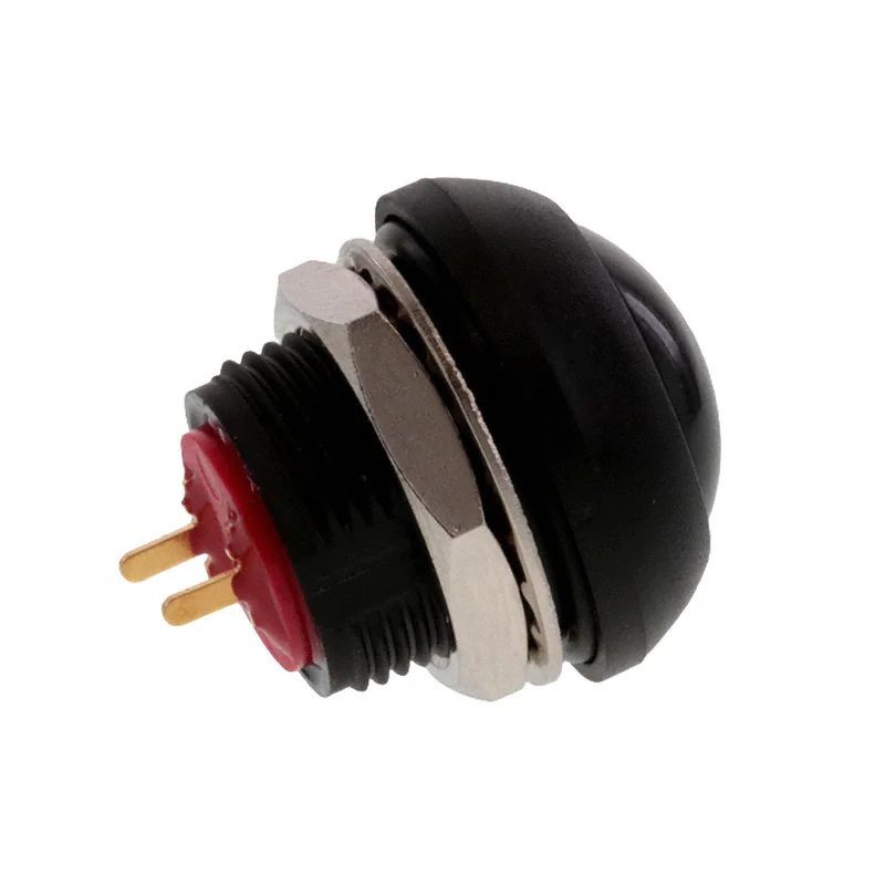 50 pcs - TE Connectivity PB6 Series Push Button Switch, (On)-Off, Panel Mount, SPST - NO, 50 V dc, 125V ac, IP68