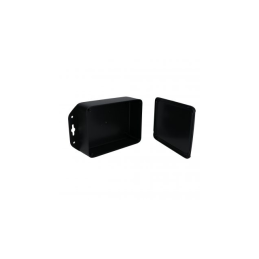1 pcs : PW-12849-TMB - Enclosure Plastic, ABS Black Cover Included 6.000' L x 4.380' W (152.40mm x 111.25mm) X 1.970' (50.04mm)