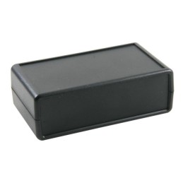 1 pcs : BOX1-P14-BK - Enclosure Plastic, ABS Black Hand Held, Cover Included 4.130' L x 2.360' W (104.90mm x 59.94mm) X 1.380' (
