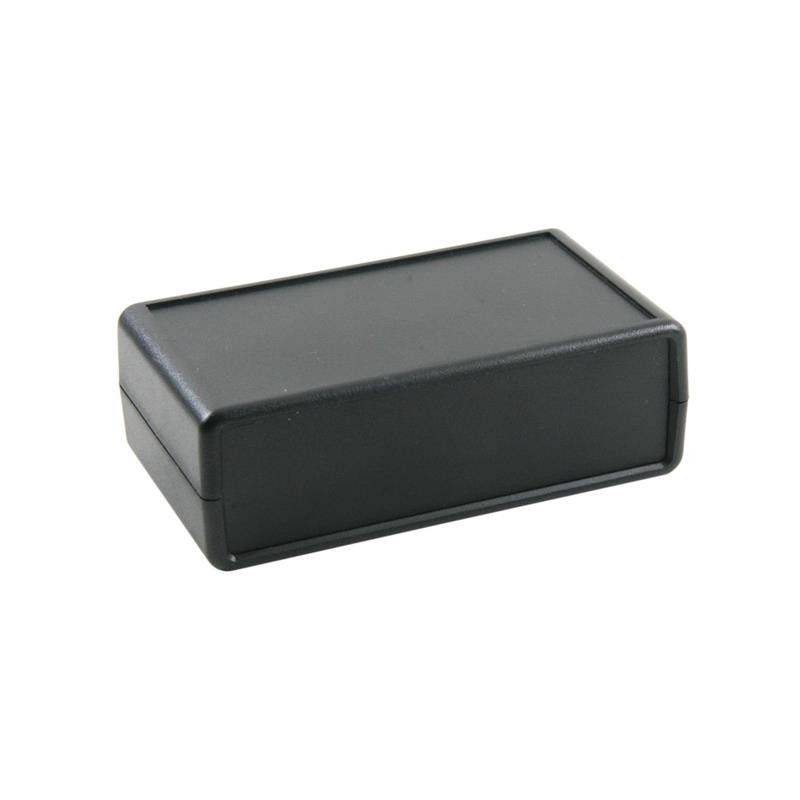 1 pcs : BOX1-P14-BK - Enclosure Plastic, ABS Black Hand Held, Cover Included 4.130' L x 2.360' W (104.90mm x 59.94mm) X 1.380' (