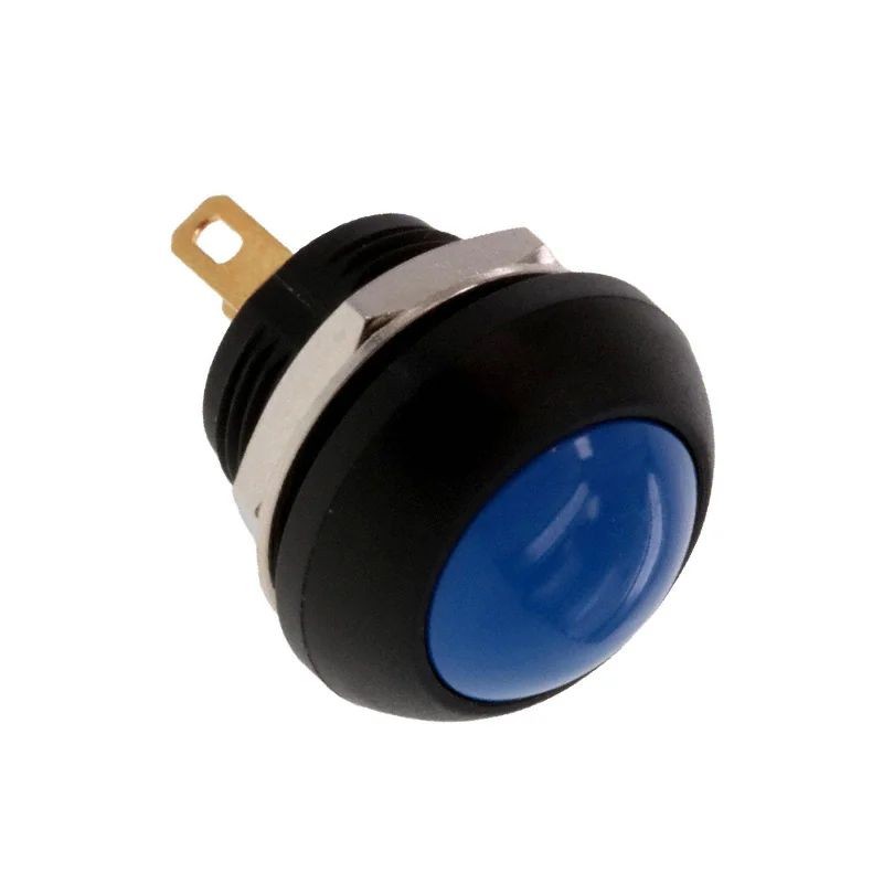 50 pcs - TE Connectivity PB6 Series Push Button Switch, (On)-Off, Panel Mount, SPST - NO, 50 V dc, 125V ac, IP68