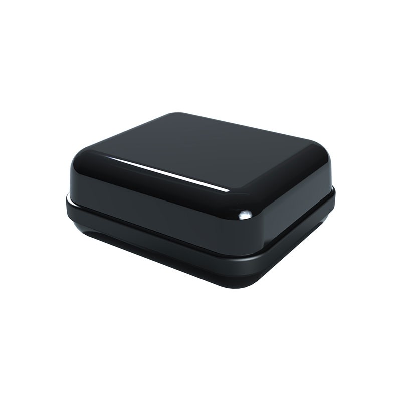 1 pcs : CX22ABKABK - Enclosure Plastic, Polycarbonate Black Hand Held, Cover Included 1.680' L x 1.450' W (42.67mm x 36.83mm) X 