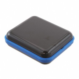 1 pcs : CX20ABKABL - Enclosure Plastic, Polycarbonate Black, Blue Hand Held, Cover Included 1.680' L x 1.450' W (42.67mm x 36.83
