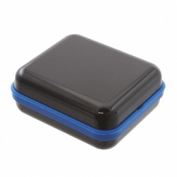 1 pcs : CX24ABKABL - Enclosure Plastic, Polycarbonate Black, Blue Hand Held, Cover Included 1.680' L x 1.450' W (42.67mm x 36.83