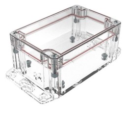 1 pcs : RBF53P06C16C - Enclosure Plastic, Polycarbonate Clear Cover Included 4.720' L x 3.150' W (119.89mm x 80.01mm) X 2.170' (