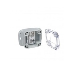 1 pcs : PU-16532-C - Enclosure Plastic, Polycarbonate Gray, Clear Cover/Door Cover Included 2.630' L x 2.630' W (66.80mm x 66.80