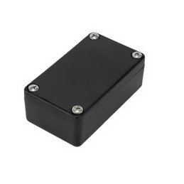 1 pcs : 1551WHBK - Enclosure Polycarbonate (PC) Black Hand Held, Cover Included 2.360' L x 1.380' W (59.94mm x 35.05mm) X 0.870'