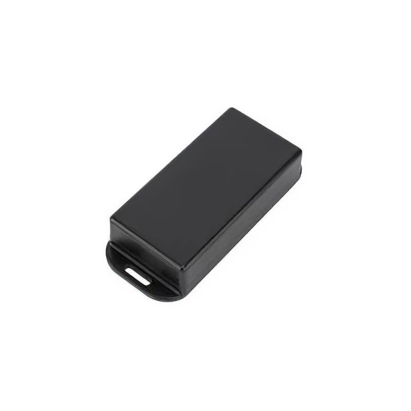 1 pcs : 1551WYFLBK - Enclosure Polycarbonate (PC) Black Hand Held, Cover Included 3.940' L x 1.970' W (100.08mm x 50.04mm) X 0.9