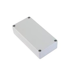 1 pcs : 1551WYGY - Enclosure Polycarbonate (PC) Gray Hand Held, Cover Included 3.940' L x 1.970' W (100.08mm x 50.04mm) X 0.940'