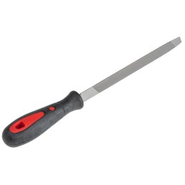 1 pcs - RS PRO 150mm, Bastard, Three Square Engineers File With Soft-Grip Handle