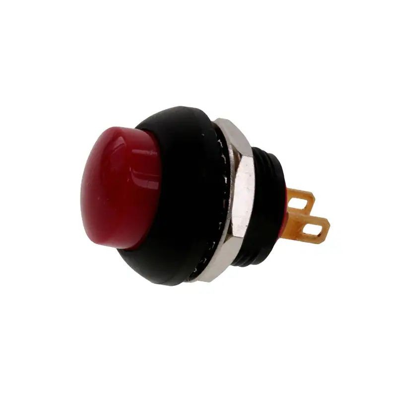 50 pcs - TE Connectivity PB6 Series Push Button Switch, (On)-Off, Panel Mount, SPST - NO, 50 V dc, 125V ac, IP68