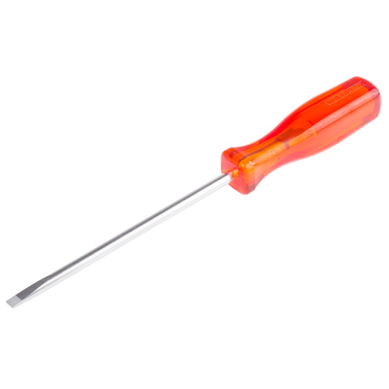 1 pcs - Facom Slotted Screwdriver, 6.5 x 1.2 mm Tip, 150 mm Blade, 260 mm Overall