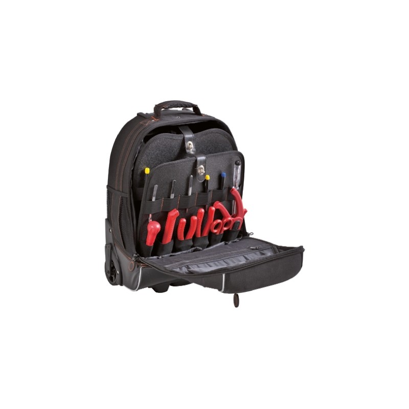 1 pcs - GT Line Fabric Wheeled Bag with Shoulder Strap 340mm x 150mm x 440mm