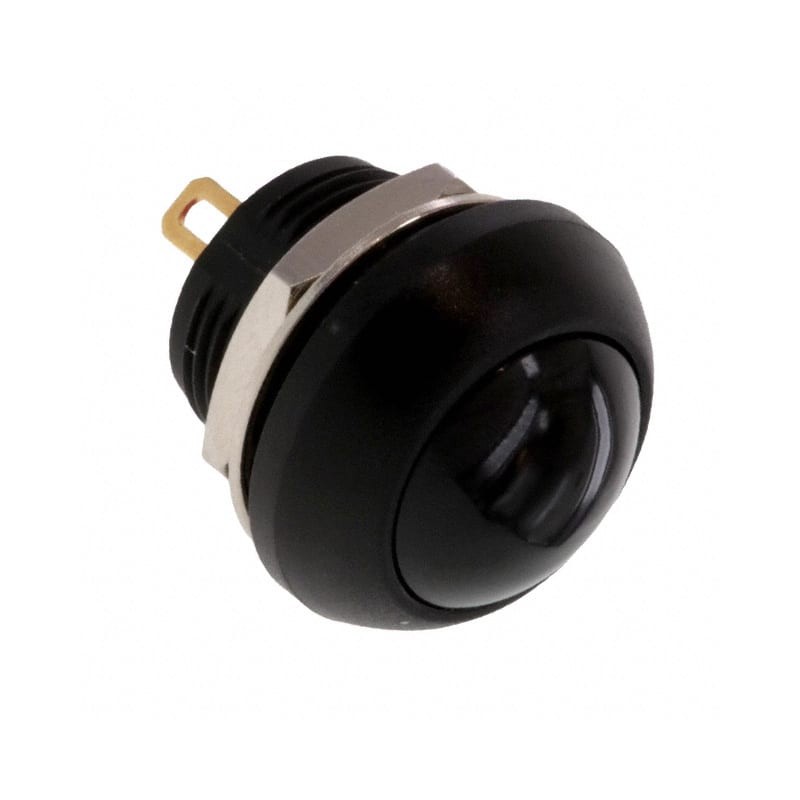 50 pcs - TE Connectivity PB6 Series Push Button Switch, (On)-Off, Panel Mount, SPST - NO, 50 V dc, 125V ac, IP68