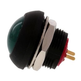 50 pcs - TE Connectivity PB6 Series Push Button Switch, (On)-Off, Panel Mount, SPST - NO, 50 V dc, 125V ac, IP68