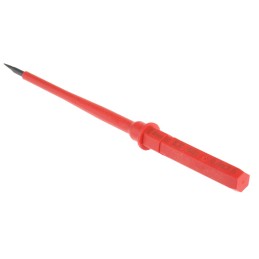1 pcs - Wera Slotted Insulated Screwdriver Blade, 3.5 x 0.6 mm Tip, 154 mm Blade, VDE/1000V, 154 mm Overall