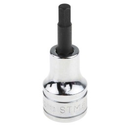 1 pcs - Facom 1/2 in Drive Bit Socket, Hex Bit, 6mm, 60 mm Overall Length