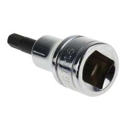 1 pcs - Facom 1/2 in Drive Bit Socket, Hex Bit, 6mm, 60 mm Overall Length