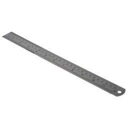 1 pcs - CK 300mm Stainless Steel Imperial, Metric Ruler