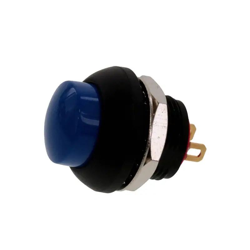 50 pcs - TE Connectivity PB6 Series Push Button Switch, (On)-Off, Panel Mount, SPST - NO, 50 V dc, 125V ac, IP68