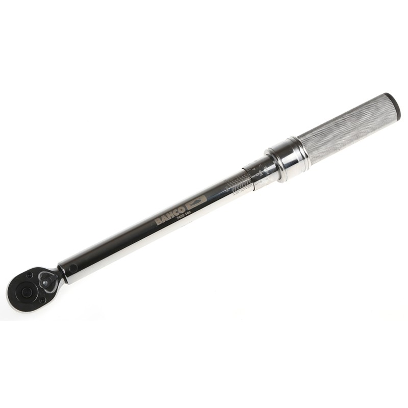 1 pcs - Bahco Click Torque Wrench, 20 - 100Nm, 3/8 in Drive, Square Drive - RS Calibrated